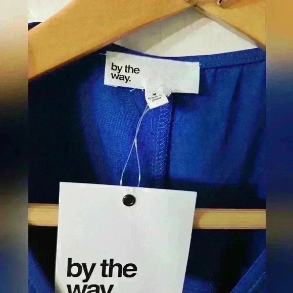 NWT BY THE WAY Yasmin Tie Back Crop Top - Picture 5 of 6